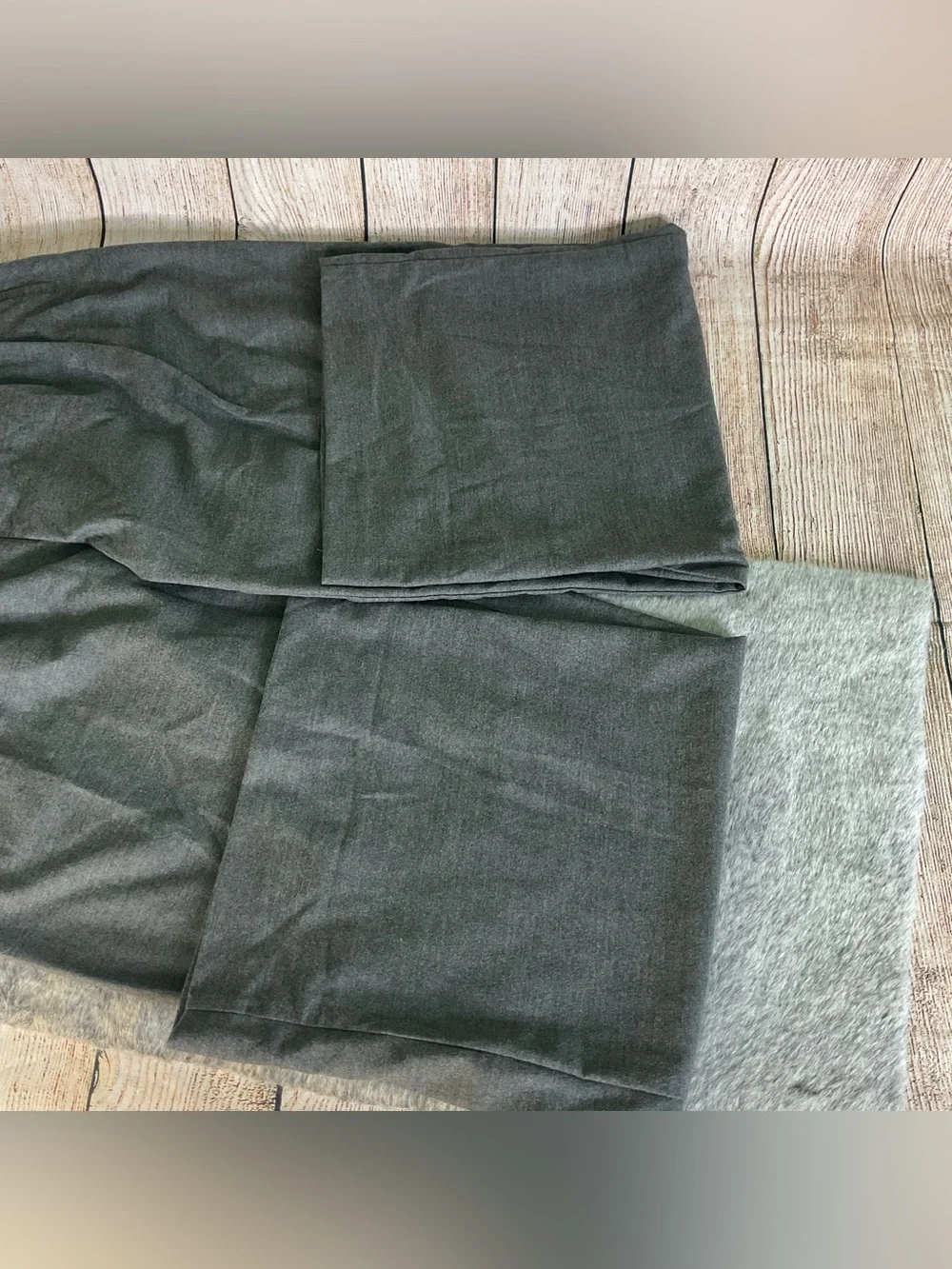 Anthropologie Melange Gray Wide Leg Trousers Size M - Picture 8 of 16